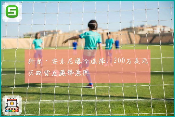 科尔·安东尼爆冷选择,200万美元买断背后藏锋意图